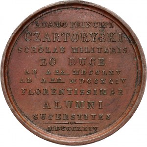 XIX wiek, medal z 1824 roku, Adam Kazimierz Czartoryski