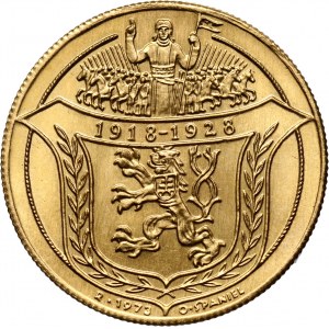 Czechosłowacja, 2 dukaty medalowe 1928/1973, Kremnica