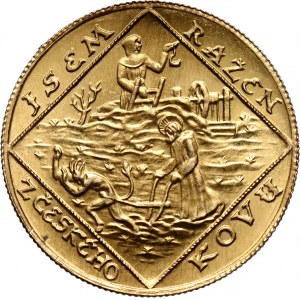 Czechosłowacja, 2 dukaty medalowe 1928/1973, Kremnica