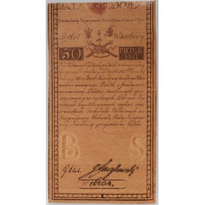 Insurekcja Kościuszkowska, 50 złotych 8.06.1794, Seria D