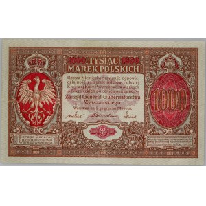 Generalne Gubernatorstwo, 1000 marek polskich 9.12.1916, Generał, Seria A