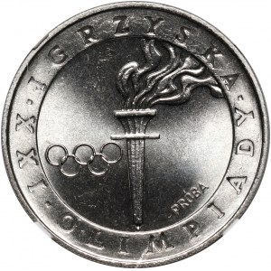 PRL, 200 złotych 1976, Olimpiada w Montrealu - Znicz olimpijski, PRÓBA, nikiel