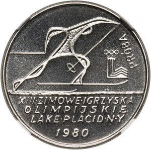 PRL, 2000 złotych 1980, Igrzyska Olimpijskie w Lake Placid, PRÓBA, nikiel