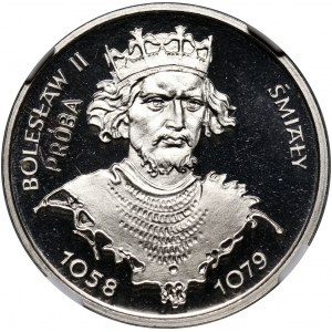 PRL, 2000 złotych 1981, Bolesław II Śmiały, PRÓBA, nikiel