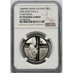 PRL, 10000 złotych 1989, Jan Paweł II, PRÓBA, nikiel