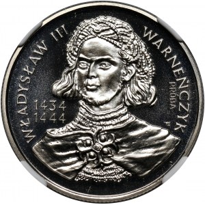 III RP, 10000 złotych 1992, Władysław III Warneńczyk, PRÓBA, nikiel