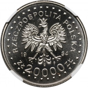 III RP, 20000 złotych 1994, Powstanie Kościuszkowskie, PRÓBA, nikiel