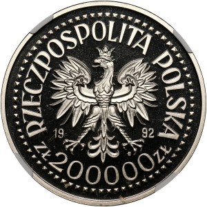 III RP, 200000 złotych 1992, 500-lecie Odkrycia Ameryki, PRÓBA, nikiel