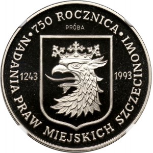 III RP, 200000 złotych 1993, Szczecin, PRÓBA, nikiel