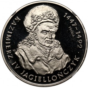 III RP, 200000 złotych 1993, Kazimierz IV Jagiellończyk (popiersie), PRÓBA, nikiel