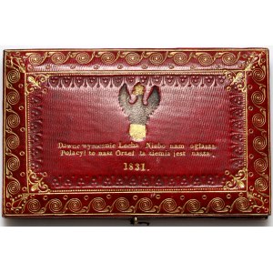 Pamiątkowe pudełko do monet Powstania Listopadowego