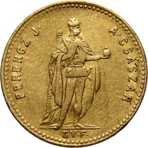 Węgry, Franciszek Józef I, dukat 1869 GY.F., Karlsburg