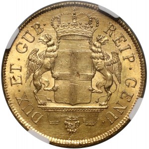 Italy, Genoa, 96 Lire 1796