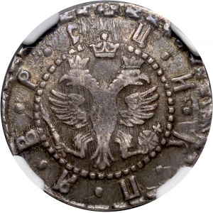 Russia, Peter I (The Great), 10 Kopecks (Grivennik) 1705 БК, Red Mint