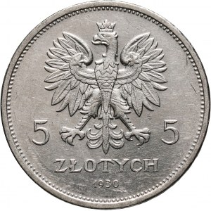 II RP, 5 złotych 1930, Warszawa, Nike