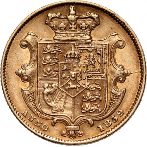 Great Britain, George IV, Sovereign 1832, London