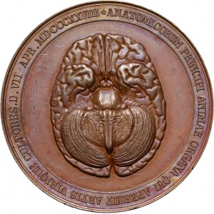 XIX wiek, Toruń, medal z 1828 roku, Samuel Thomas von Sömmering