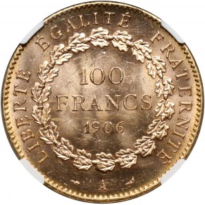 Francja, 100 franków 1906 A, Paryż