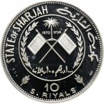 Sharjah, set of 1, 2, 5 and 10 Rials 1970