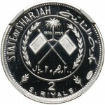 Sharjah, set of 1, 2, 5 and 10 Rials 1970