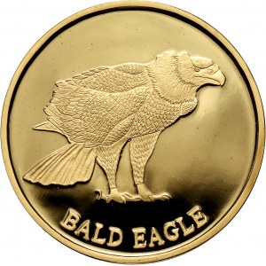 North Korea, 200 Won 2015, Bald eagle