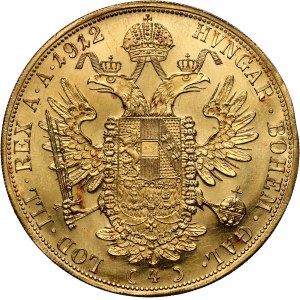 Austria, Franz Joseph I, 4 Ducats 1912, Vienna