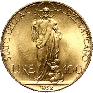 Watykan, Pius XI, 100 lirów 1932