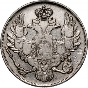 Rosja, Mikołaj I, 3 ruble 1829 СПБ, Petersburg
