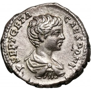 Roman Empire, Geta 209-212, Denar, Rome