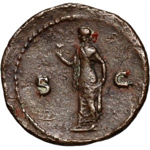 Roman Empire, Titus 79-81, As, Lugdunum