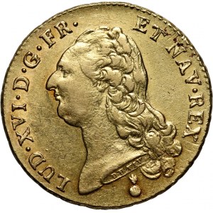 France, Louis XVI, Double Louis d'or 1789 AA, Metz