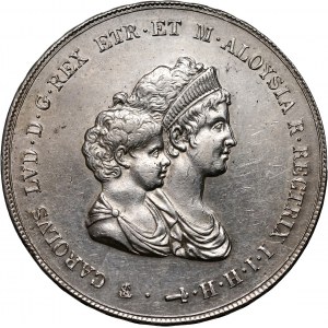 Italy, Tuscany, Carlo Ludovico and Maria Louisa, 10 Lire 1807, Florence