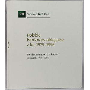 NBP, zestaw - Polskie banknoty obiegowe z lat 1975-1996