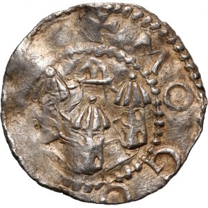 Niemcy, Mainz (Moguncja), Otto III 983-1002, denar