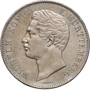 Germany, Wurttemberg, Wilhelm I, 2 Thaler 1843