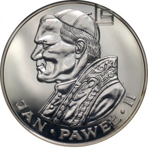 PRL, 200 złotych 1986, Valcambi, Jan Paweł II, stempel zwykły