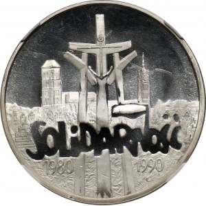 III RP, 100000 złotych 1990, Solidarność, Typ A