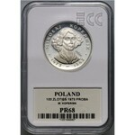 PRL, 100 złotych 1973, Kopernik - mała głowa, PRÓBA, srebro