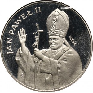 PRL, 10000 złotych 1987, Jan Paweł II, PRÓBA, nikiel
