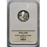 III RP, 50000 złotych 1991, Jan Paweł II, PRÓBA, nikiel