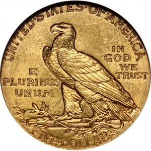 Stany Zjednoczone Ameryki, 5 dolarów 1912 S, San Francisco
