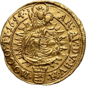 Hungary, Leopold I, Ducat 1694 KB, Kremnitz