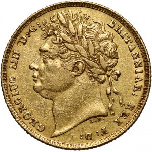 Wielka Brytania, Jerzy IV, suweren 1821, Londyn