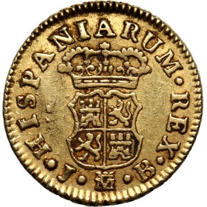 Hiszpania, Ferdynand VI, 1/2 escudo 1756, Madryt