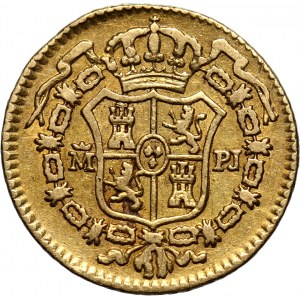 Hiszpania, Karol III, 1/2 escudo 1776, Madryt