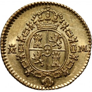 Spain, Charles III, 1/2 Escudo 1788, Madrid