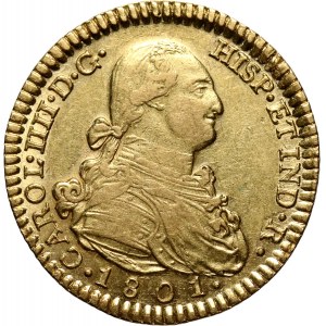 Hiszpania, Karol IV, 2 escudos 1801, Madryt