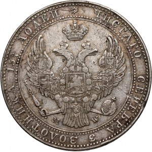 Zabór rosyjski, Mikołaj I, 3/4 rubla = 5 złotych 1838 MW, Warszawa
