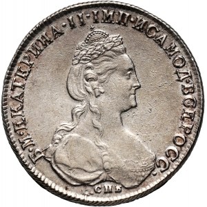 Russia, Catherine II, Rouble 1781 СПБ ИЗ, St. Petersburg