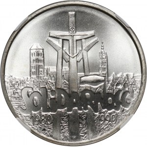 III RP, 100000 złotych 1990, Solidarność, Typ C